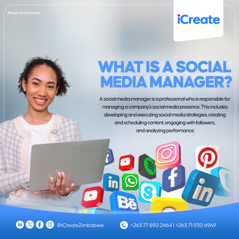 icreate zimbabwe social media management services